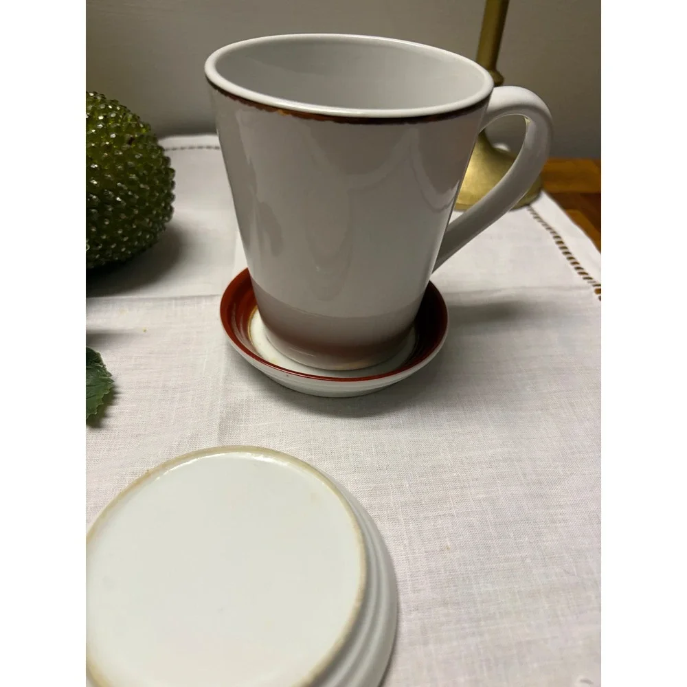 Vintage Ceramic Antique Car‎ Coaster Set of 2